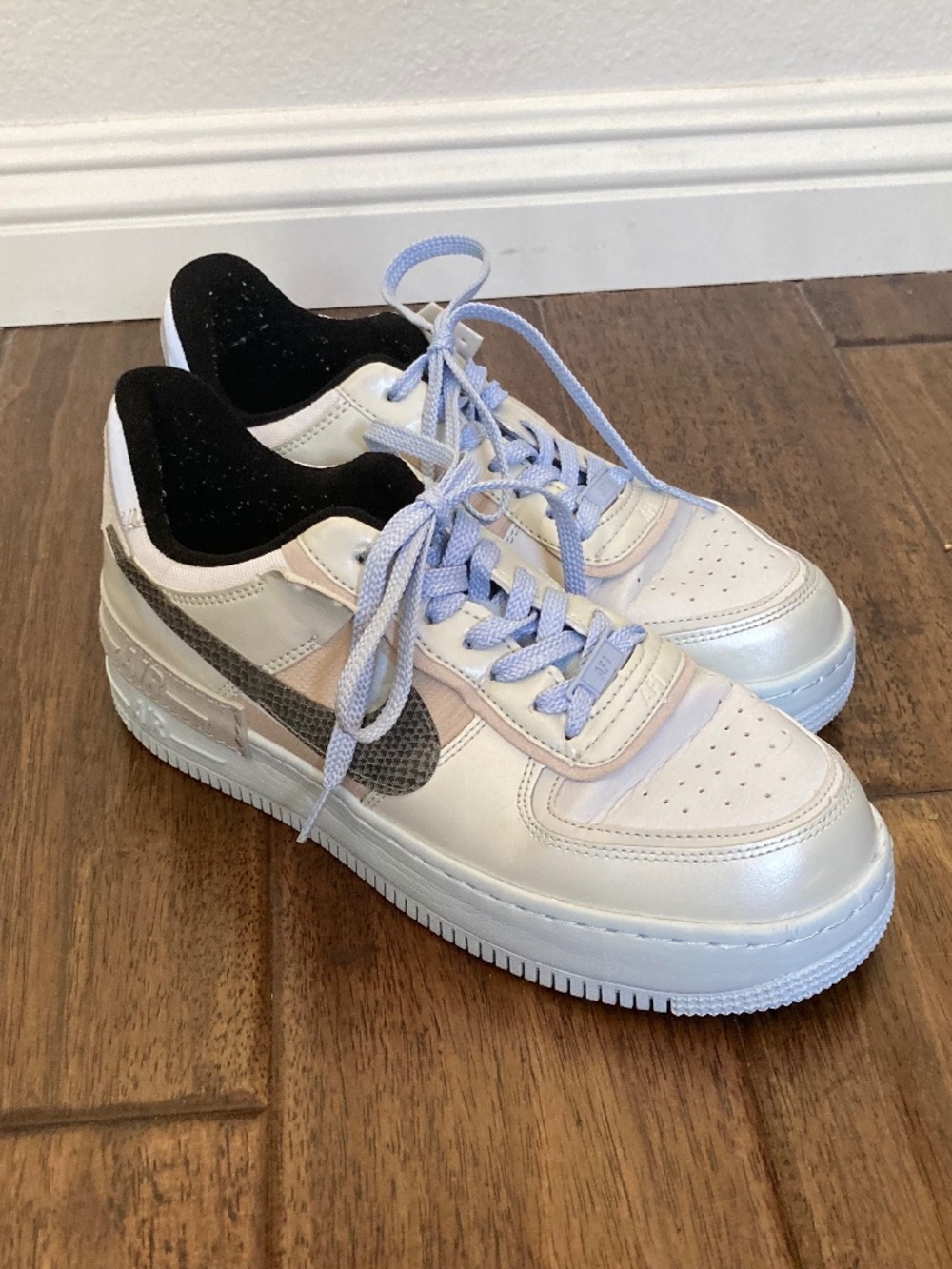Nike Air Force 1 Shadow Snakeskin sz 8.5 - CV3027-001
